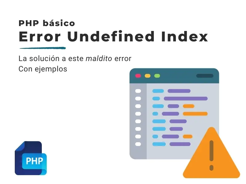 Como Solucionar Notice: Undefined Index O Variable | Aprender PHP